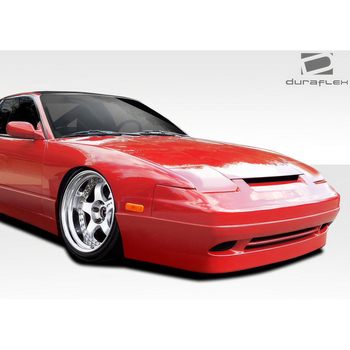 Modify your Nissan 240SX 1989 with our Exterior/Complete Body Kits - Front angle of modified Nissan 240SX S13