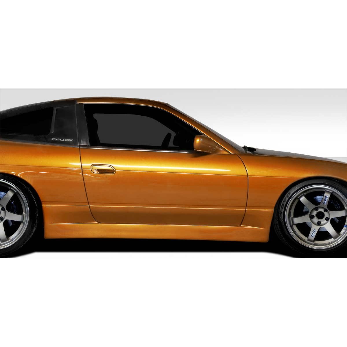 Modify your Nissan 240SX 1989 with our Exterior/Complete Body Kits - Side view at a right angle to the vehicle