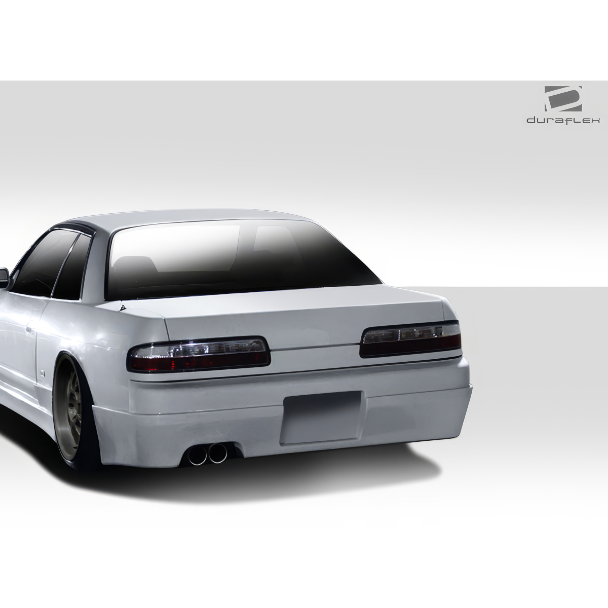 Modify your Nissan 240SX 1989 with our Exterior/Rear Bumpers or Lips - Rear angle view of Nissan 240SX S13