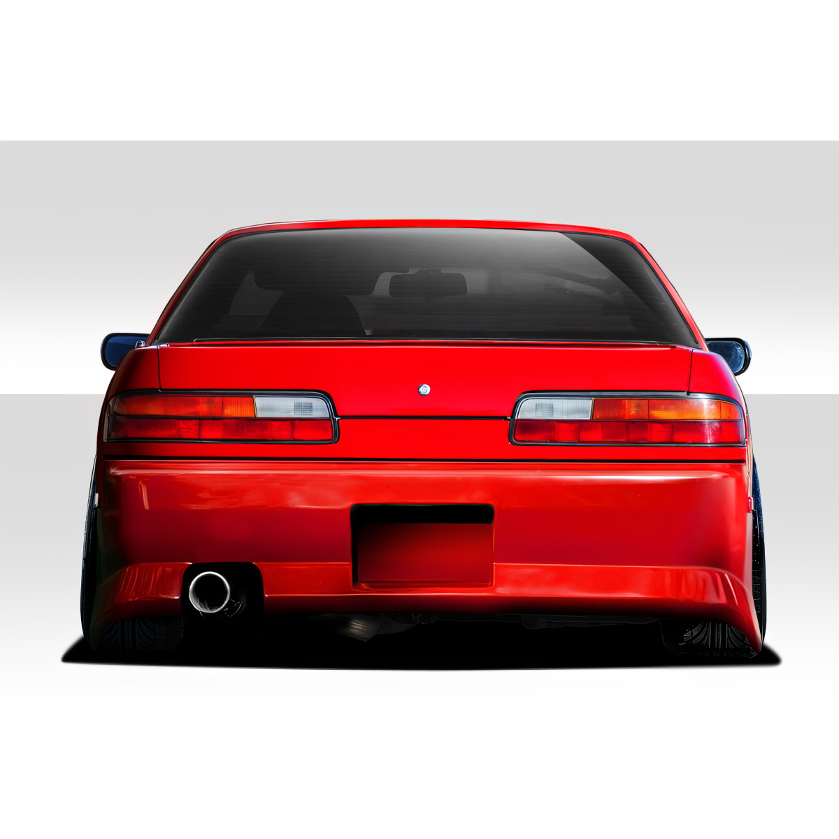 Modify your Nissan 240SX 1989 with our Exterior/Rear Bumpers or Lips - Rear angle view of bumper on Nissan 240SX