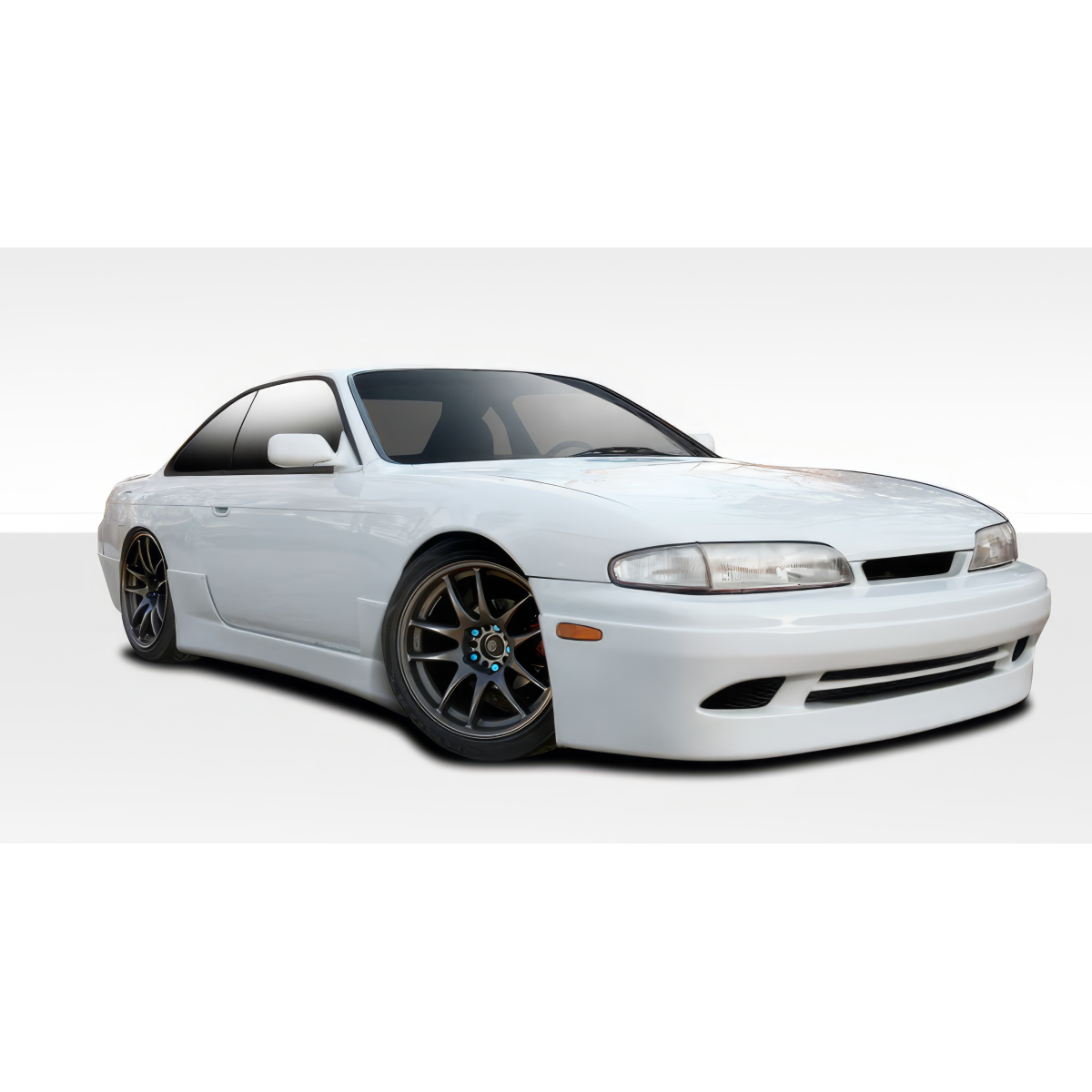 Modify your Nissan 240SX 1995 with our Exterior/Complete Body Kits - The image shows the vehicle at a slight front angle