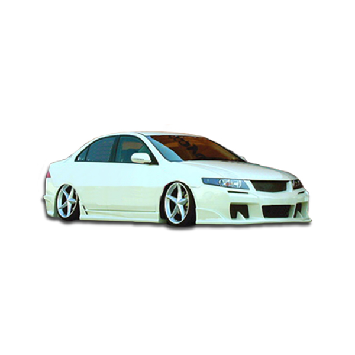 Modify your Acura TSX 2004 with our Exterior/Complete Body Kits - Side angle view of the vehicle