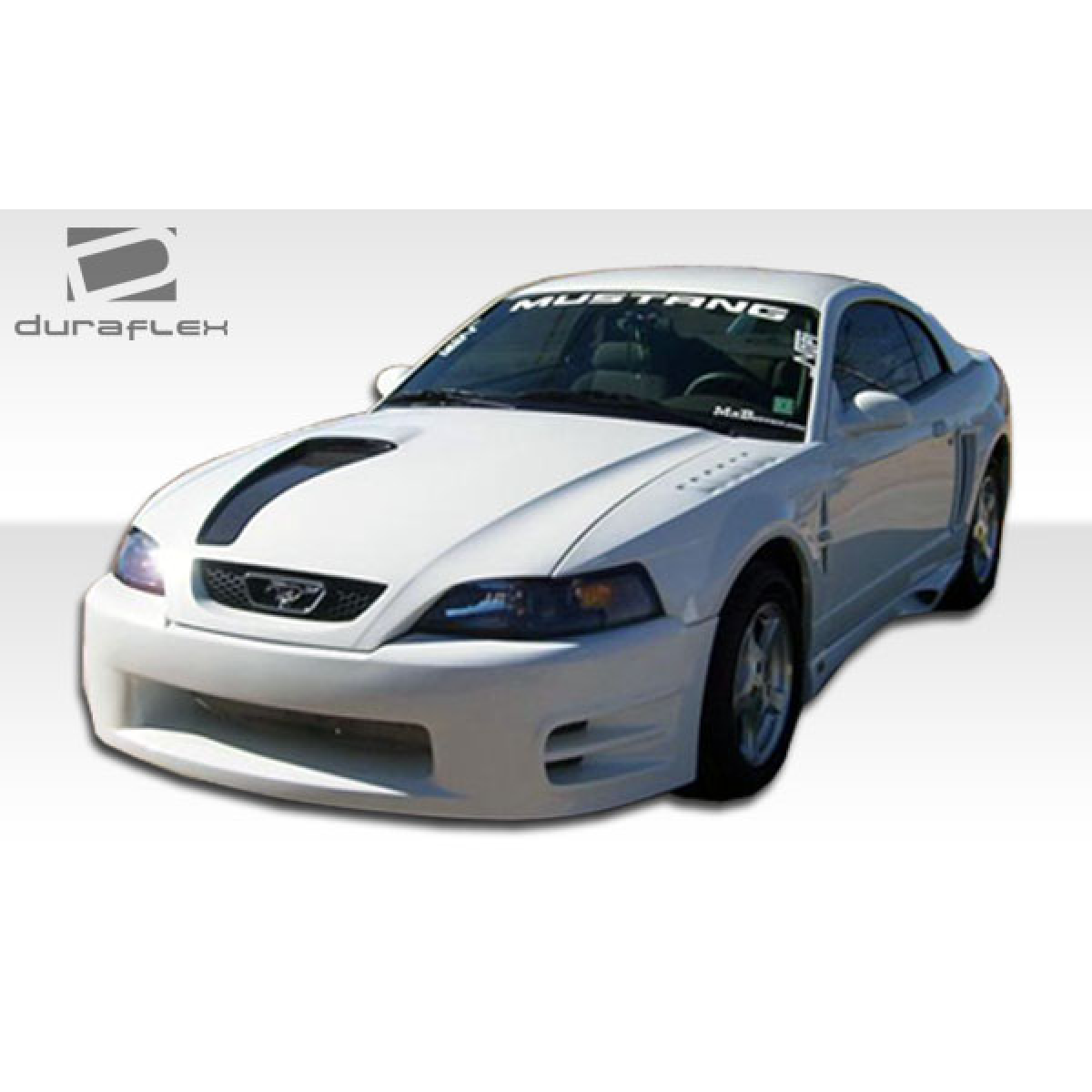 Modify your Ford Mustang 1999 with our Exterior/Complete Body Kits - Front angled view of vehicle parts body kit