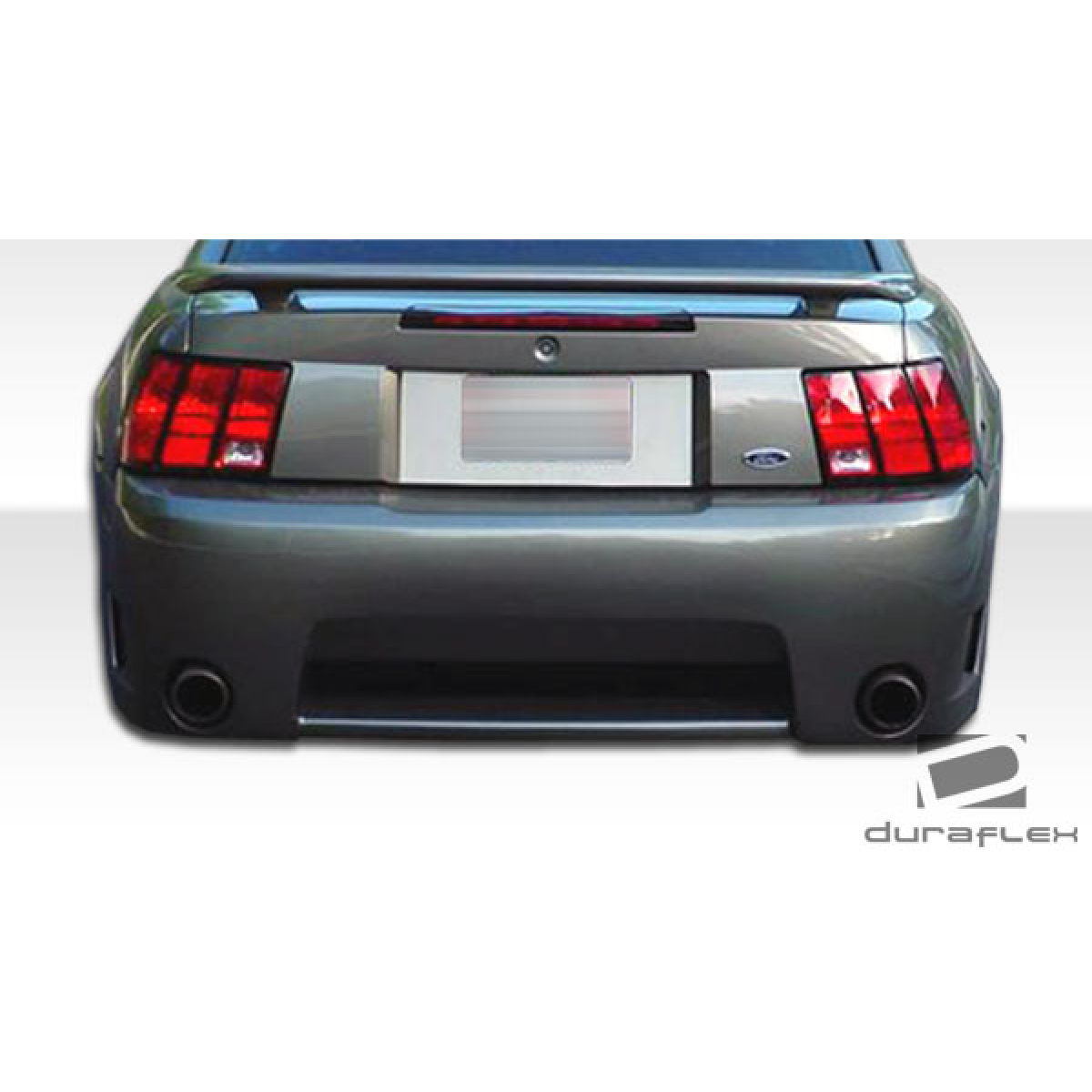 Modify your Ford Mustang 1999 with our Exterior/Complete Body Kits - Rear view of the vehicle at a straight angle