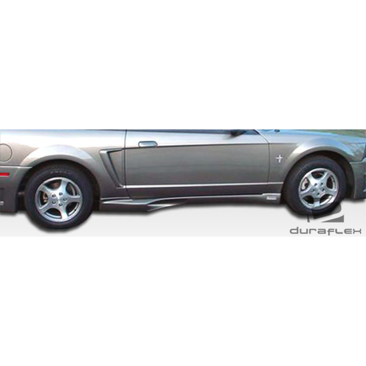 Modify your Ford Mustang 1999 with our Exterior/Complete Body Kits - Side angle of the 1999-2004 Mustang part