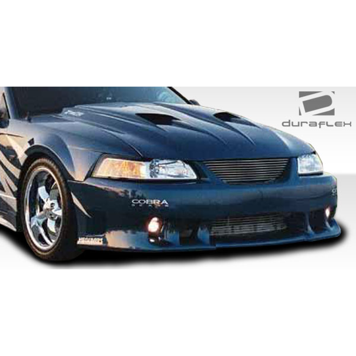 Modify your Ford Mustang 1999 with our Exterior/Complete Body Kits - Front angle view of vehicle body kit