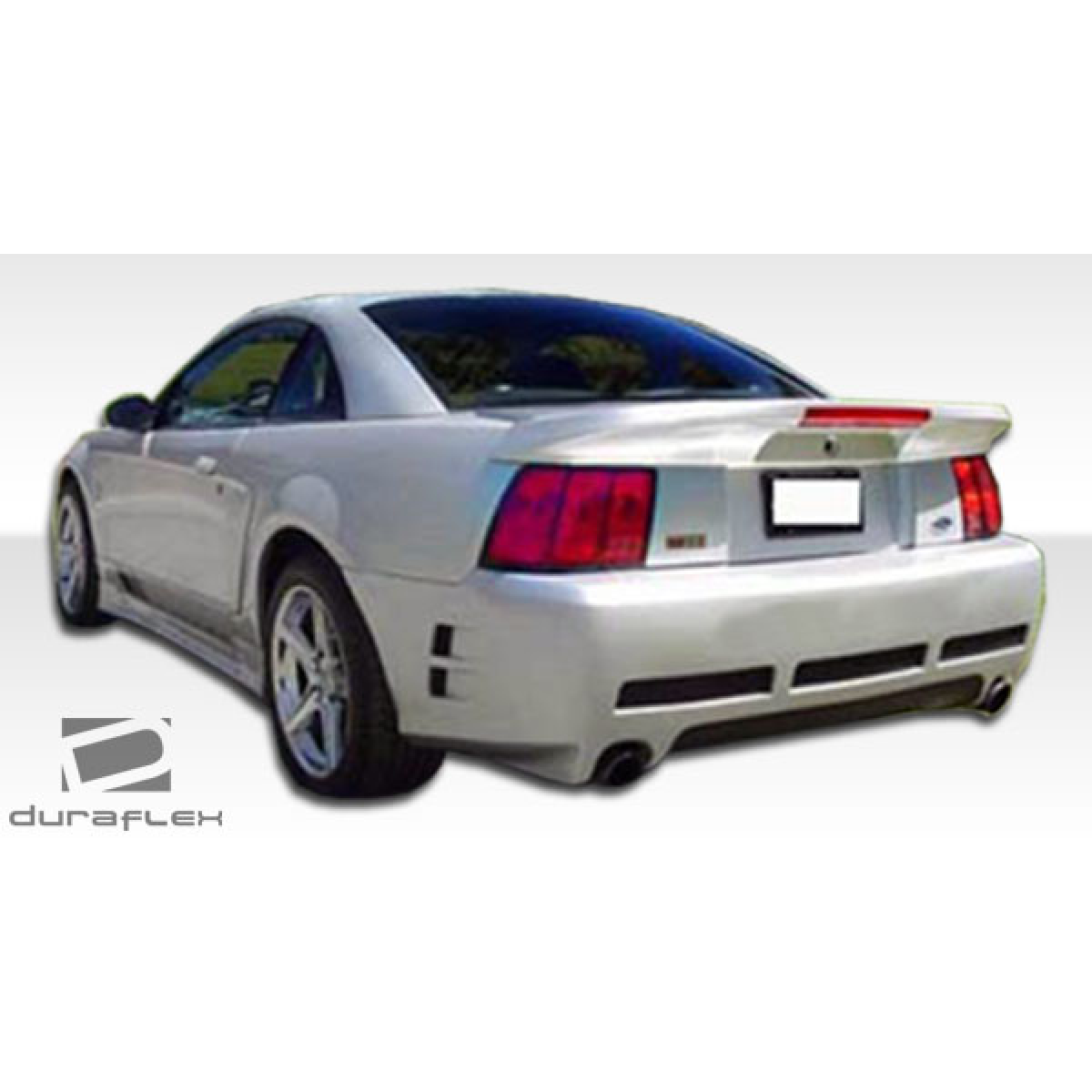 Modify your Ford Mustang 1999 with our Exterior/Complete Body Kits - Rear angle view of Mustang body kit displayed