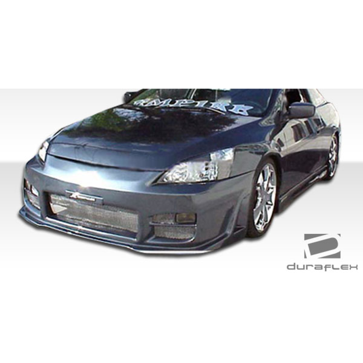 Modify your Honda Accord 2003 with our Exterior/Complete Body Kits - Front angle view of vehicle showing body kit