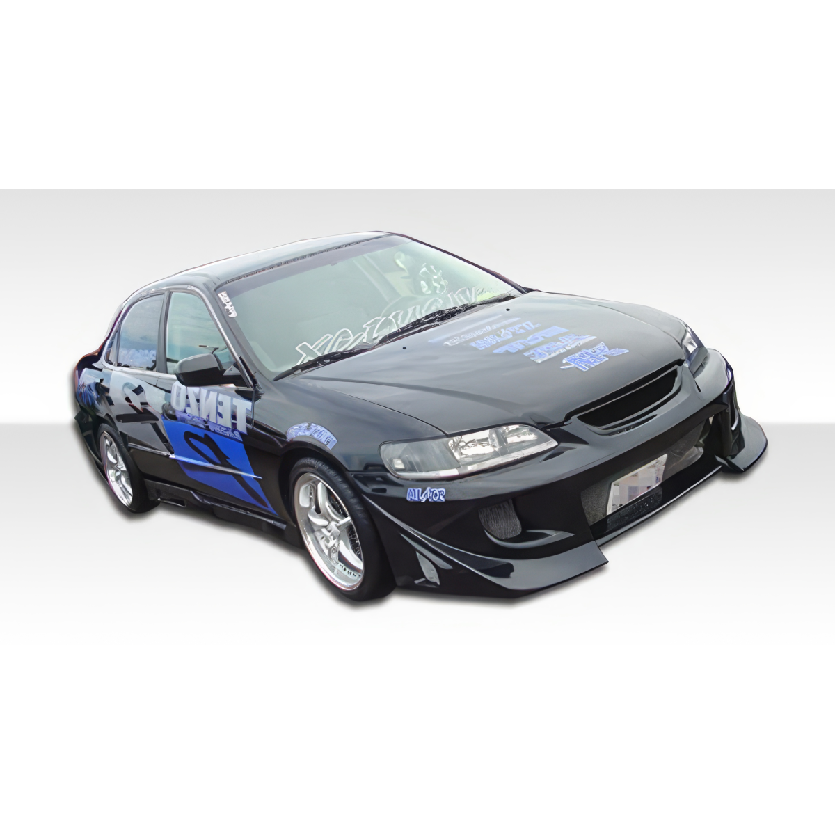 Modify your Honda Accord 1998 with our Exterior/Complete Body Kits - Front three quarter angle of the vehicle