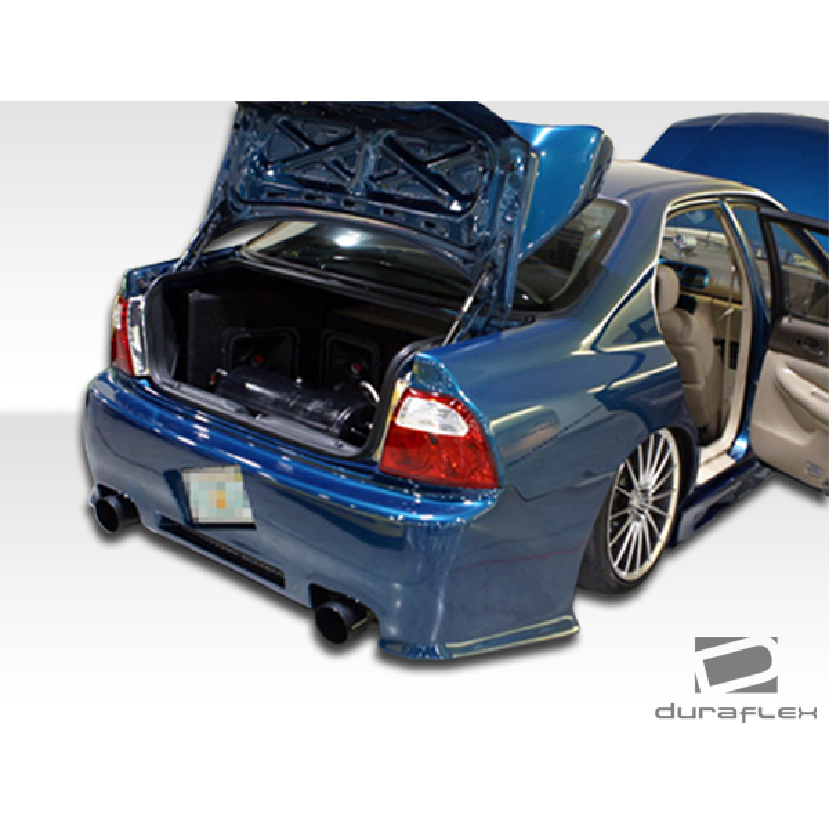 Modify your Honda Accord 1996 with our Exterior/Complete Body Kits - Rear angle view of the body kit installed