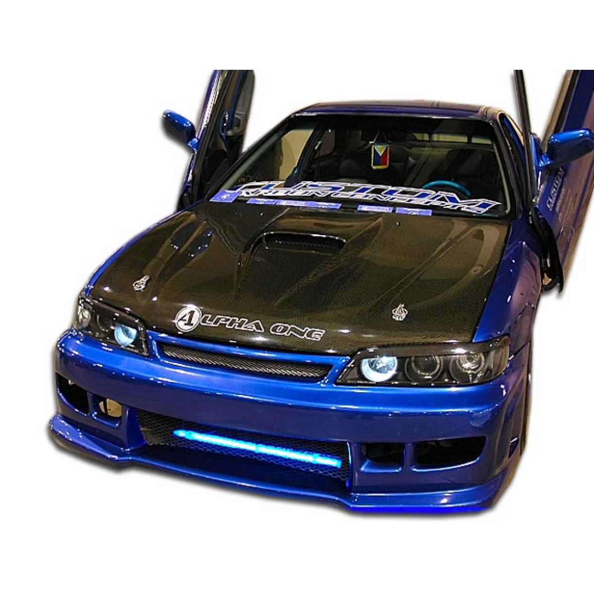 Modify your Honda Accord 1994 with our Exterior/Complete Body Kits - Front angled view showing body kit features