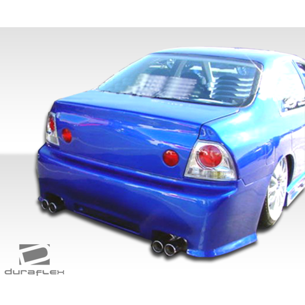 Modify your Honda Accord 1994 with our Exterior/Complete Body Kits - View from a low rear angle of the vehicle