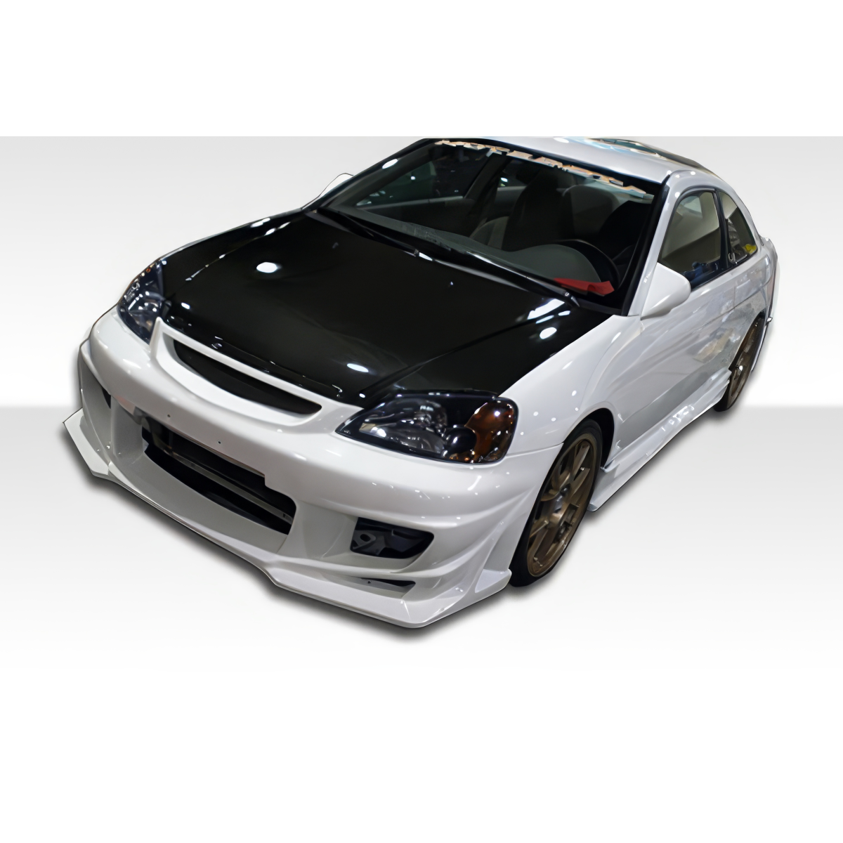 Modify your Honda Civic 2001 with our Exterior/Complete Body Kits - Viewed from the front right angle