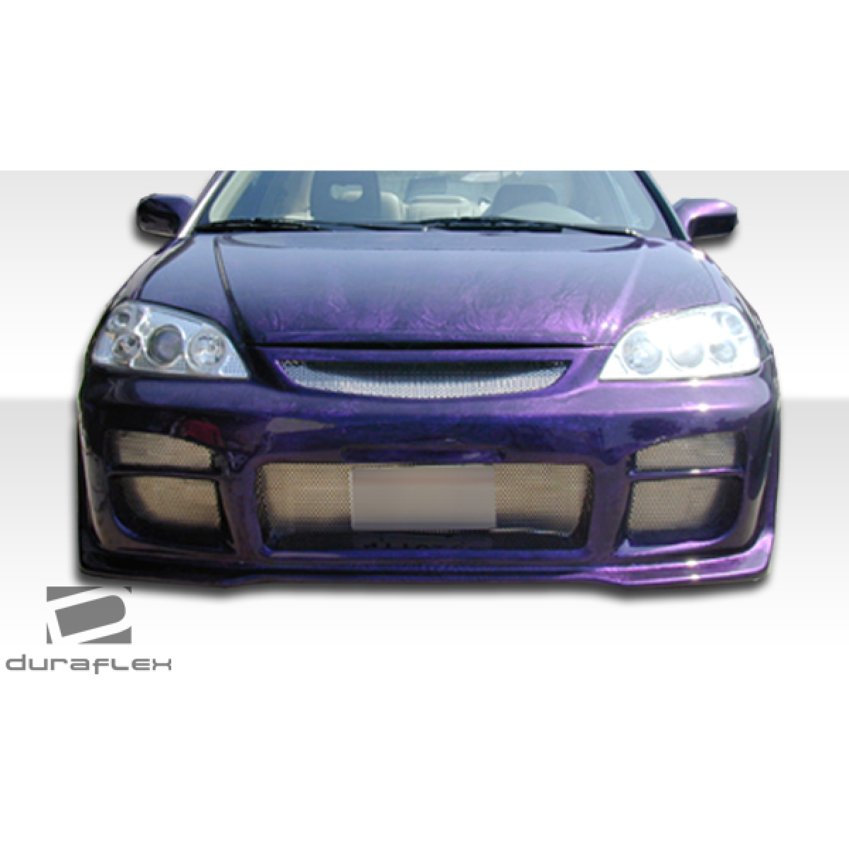 Modify your Honda Civic 2001 with our Exterior/Complete Body Kits - Front view of a Honda Civic body kit