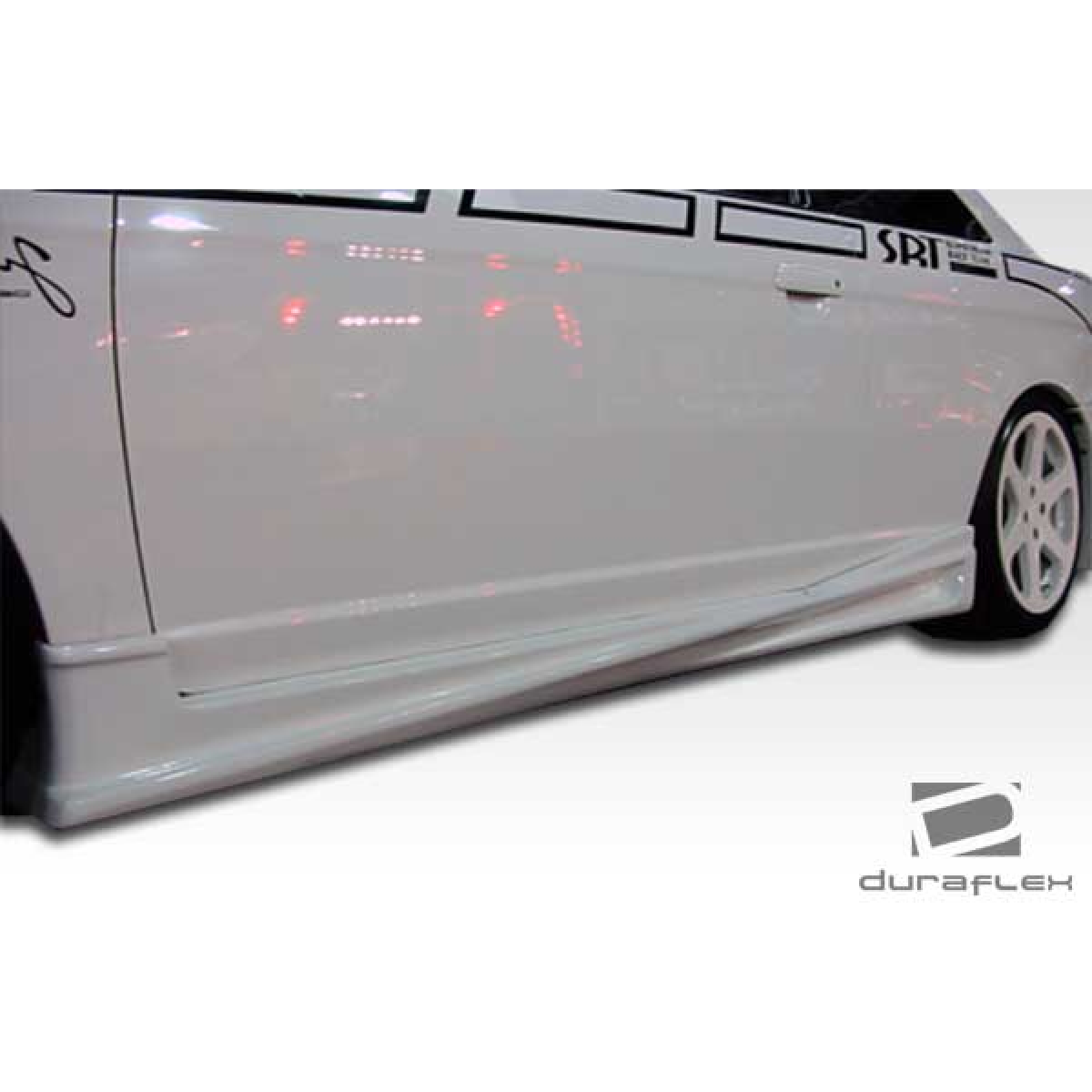 Modify your Honda Civic 2004 with our Exterior/Complete Body Kits - Side view angle showing body kit installation