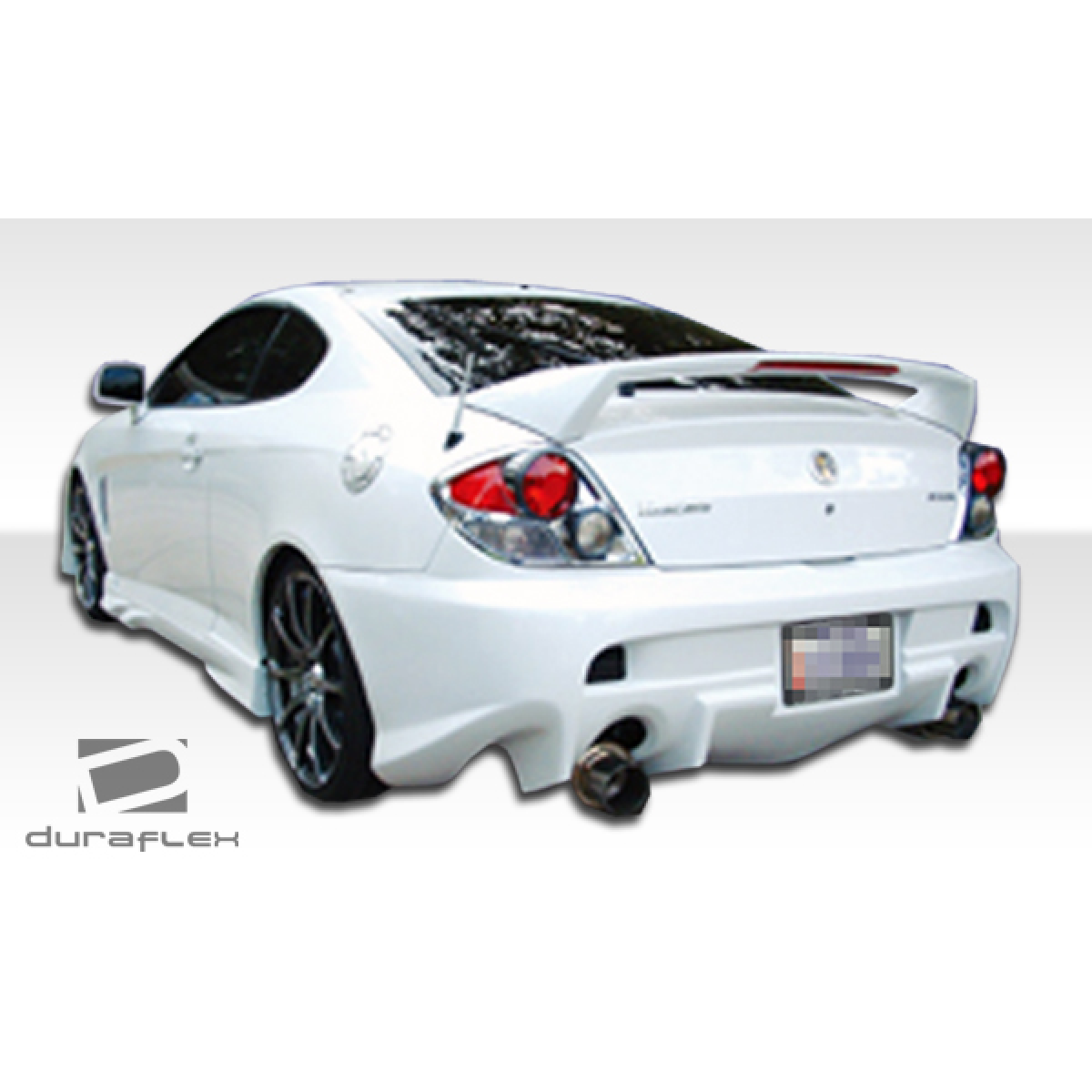 Modify your Hyundai Tiburon 2003 with our Exterior/Complete Body Kits - Rear three quarter angle view of the car
