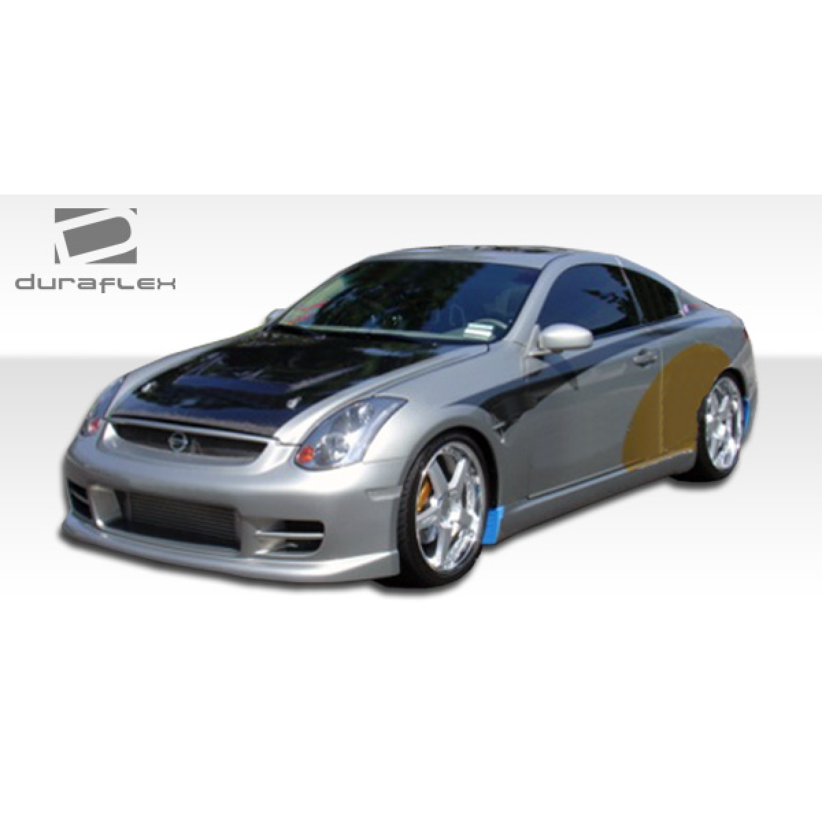 Modify your Infiniti G35 2003 with our Exterior/Complete Body Kits - Front three quarter view from slightly above