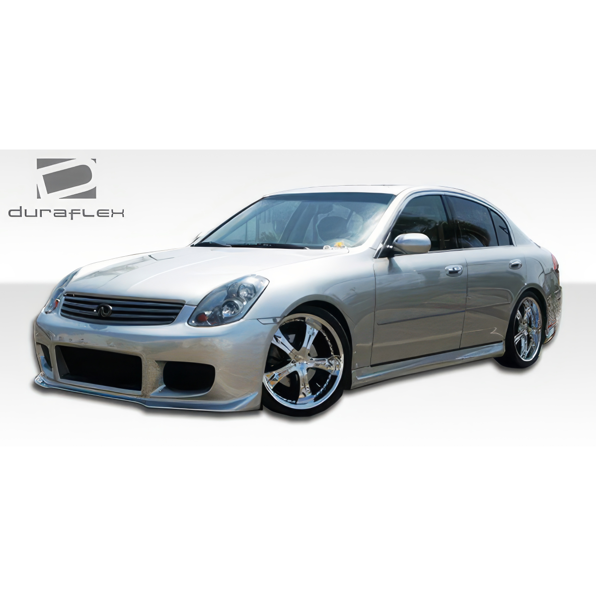 Modify your Infiniti G35 2003 with our Exterior/Complete Body Kits - Angled view from the front left side