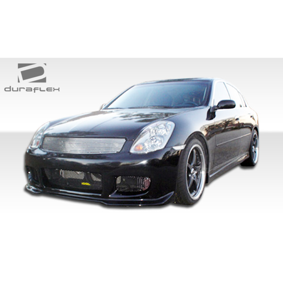 Modify your Infiniti G35 2003 with our Exterior/Complete Body Kits - Front angle view of Infiniti G35 body kit