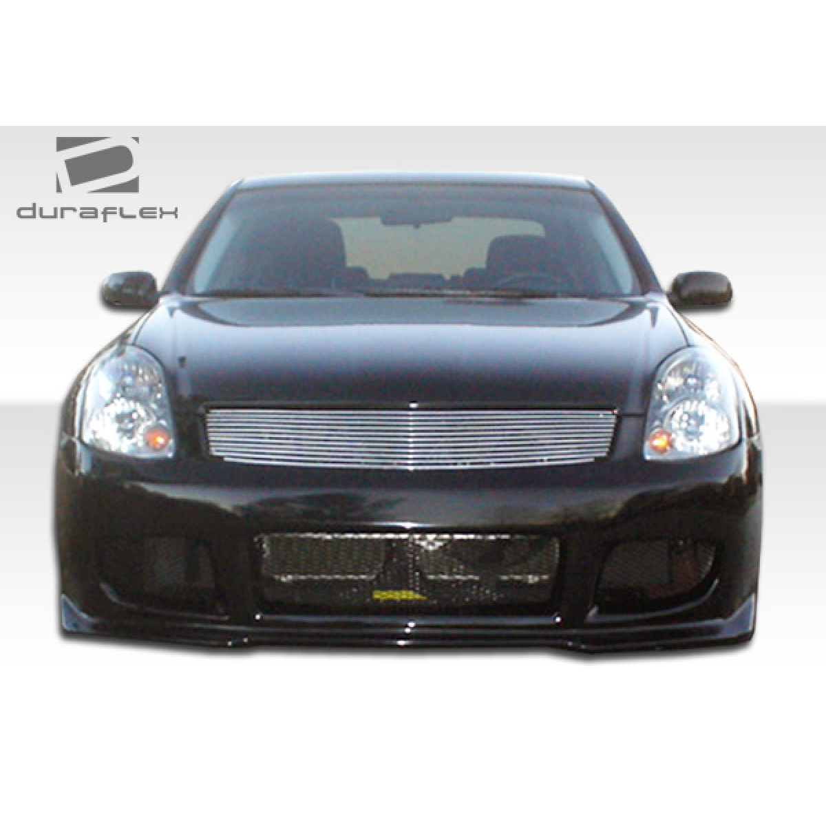 Modify your Infiniti G35 2003 with our Exterior/Complete Body Kits - Front view of vehicle showing body kit design