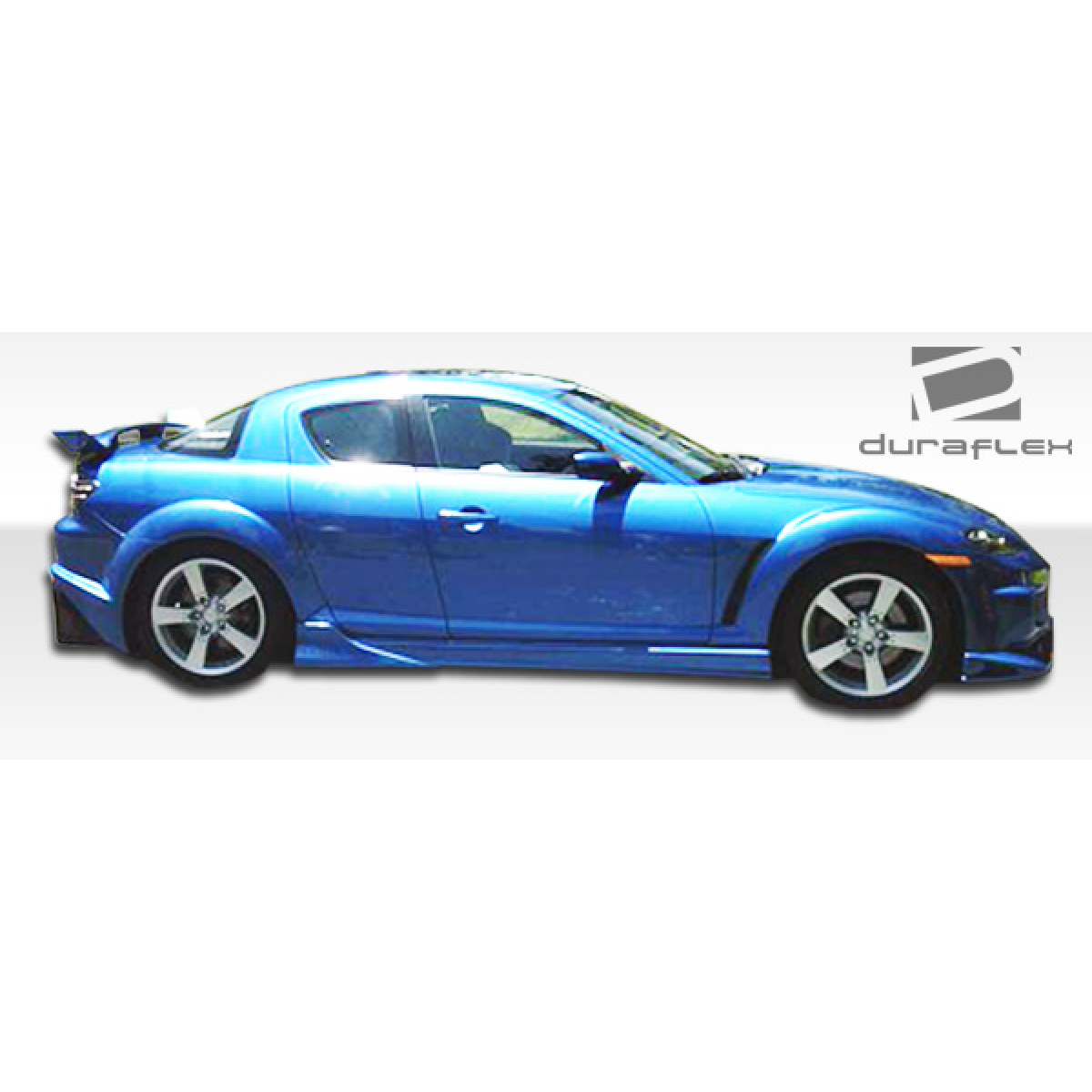 Modify your Mazda RX-8 2004 with our Exterior/Complete Body Kits - Side angle view of the Mazda RX-8 body kit