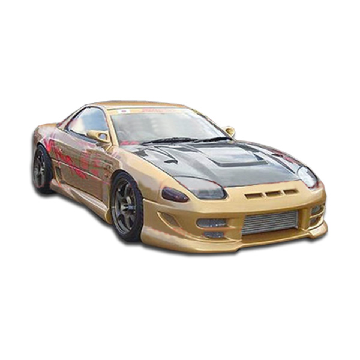 Modify your Mitsubishi 3000GT 1994 with our Exterior/Complete Body Kits - Front three quarter angle view of the vehicle