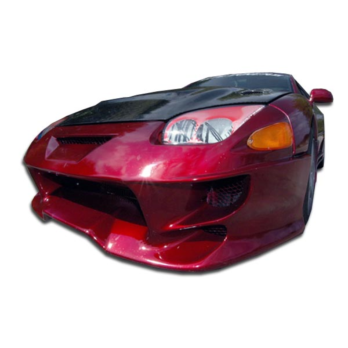 Modify your Mitsubishi 3000GT 1994 with our Exterior/Complete Body Kits - Low front angle showing aggressive styling