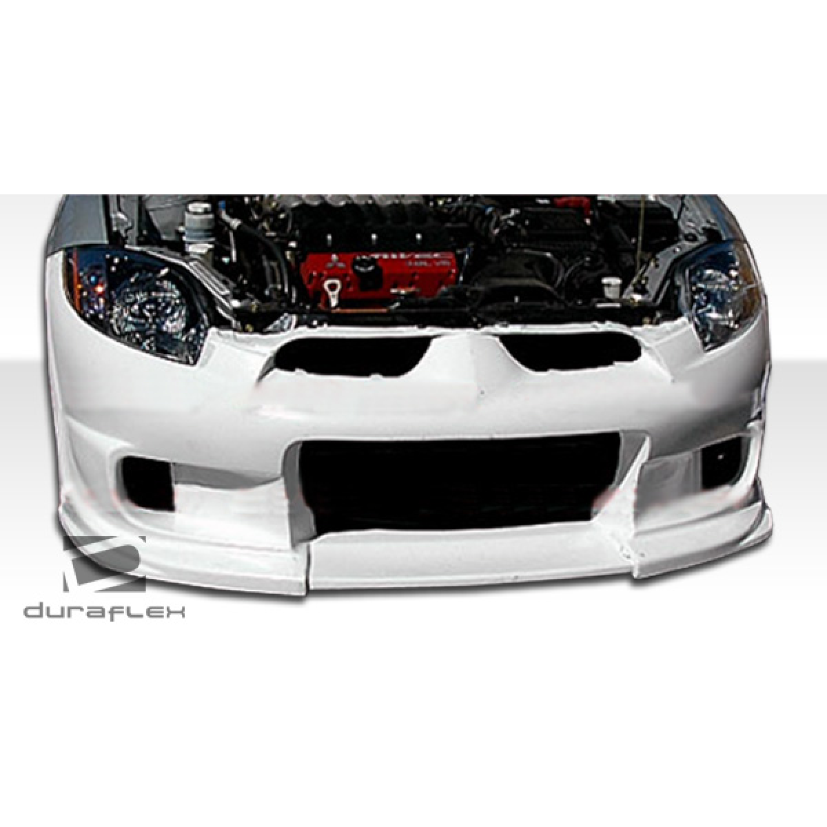 Modify your Mitsubishi Eclipse 2006 with our Exterior/Complete Body Kits - Front view of body kit at a low angle