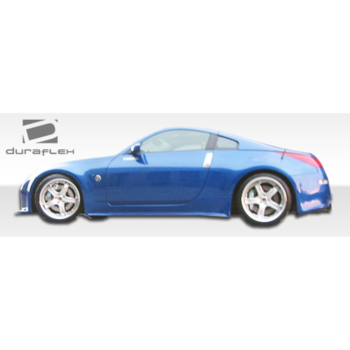 Modify your Nissan 350Z 2003 with our Exterior/Complete Body Kits - Side angle view of Nissan 350Z body kit