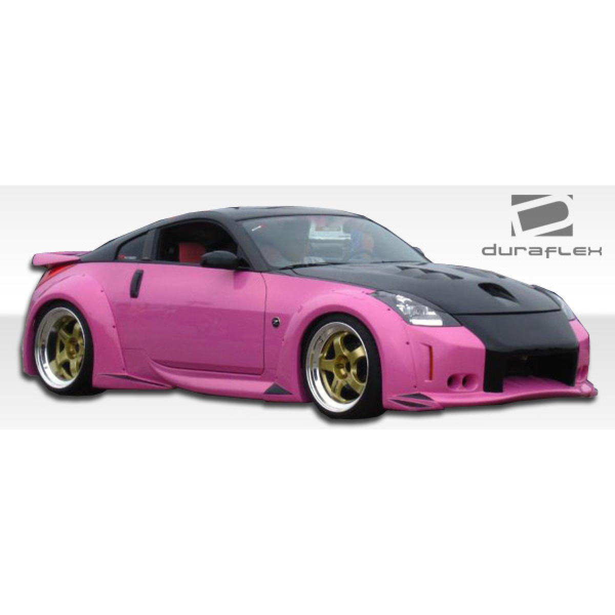 Modify your Nissan 350Z 2003 with our Exterior/Complete Body Kits - Side angle showcasing the body kit design