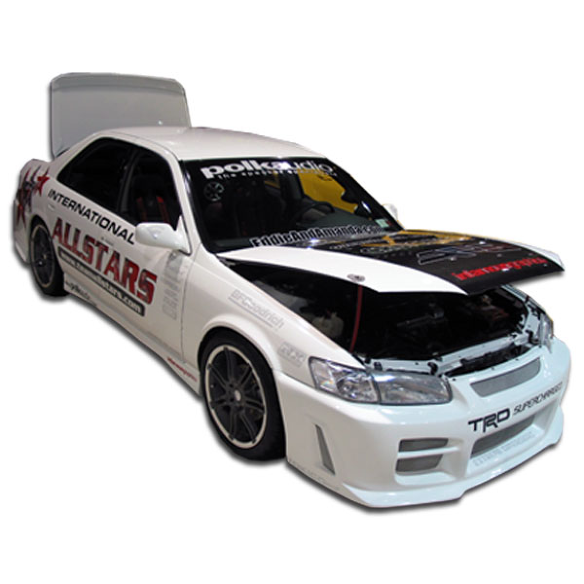 Modify your Toyota Camry 1997 with our Exterior/Complete Body Kits - Front angled view of Toyota Camry body kit