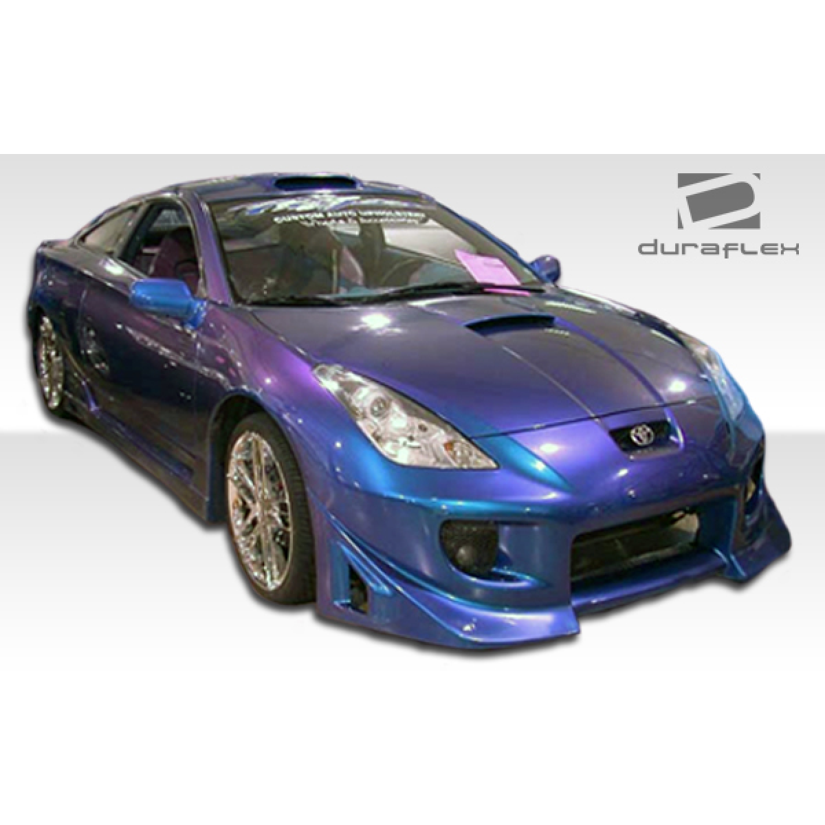 Modify your Toyota Celica 2000 with our Exterior/Complete Body Kits - Three quarter front angle view of car