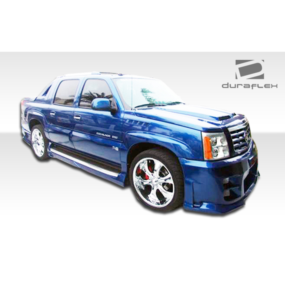 Modify your Cadillac Escalade 2002 with our Exterior/Complete Body Kits - Side angle view of Cadillac Escalade