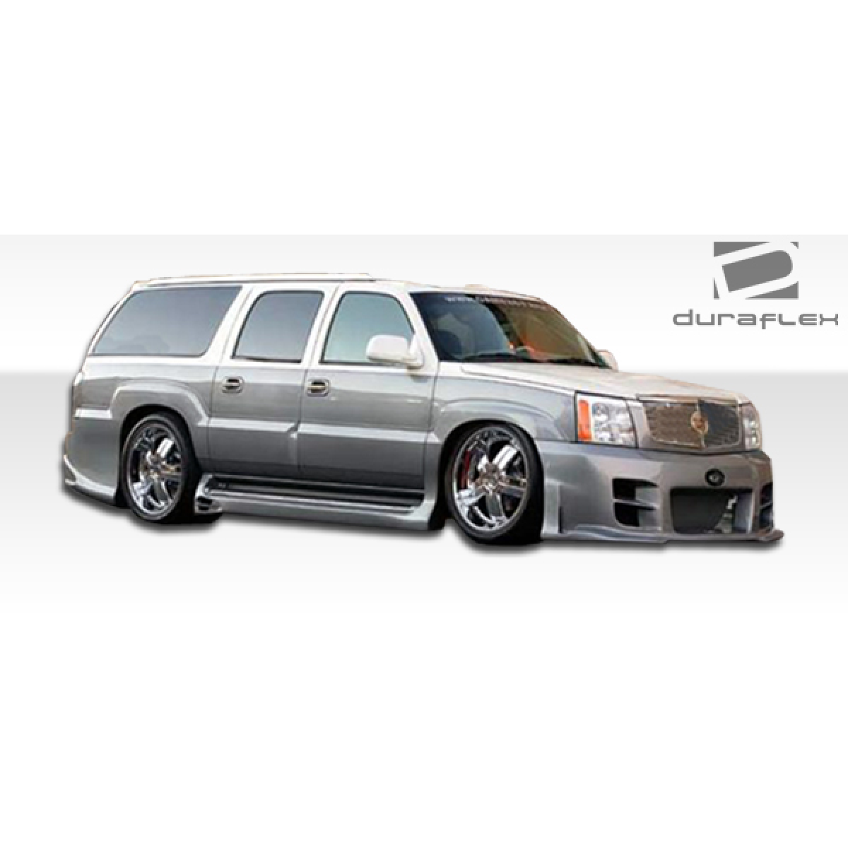 Modify your Cadillac Escalade 2002 with our Exterior/Complete Body Kits - Side angle view of the Cadillac Escalade