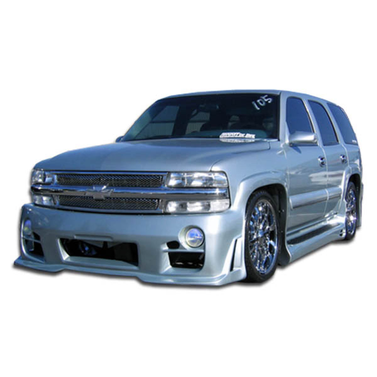 Modify your Chevrolet Tahoe 2000 with our Exterior/Complete Body Kits - Front angle view of the Chevrolet Tahoe SUV