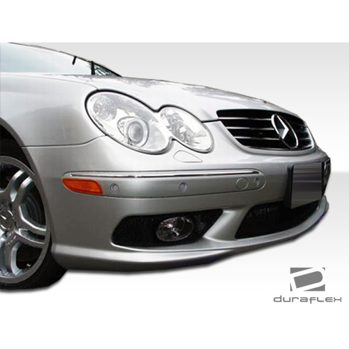 Modify your Mercedes-Benz CLK-Class 2003 with our Exterior/Complete Body Kits - The part is viewed from a low frontal angle