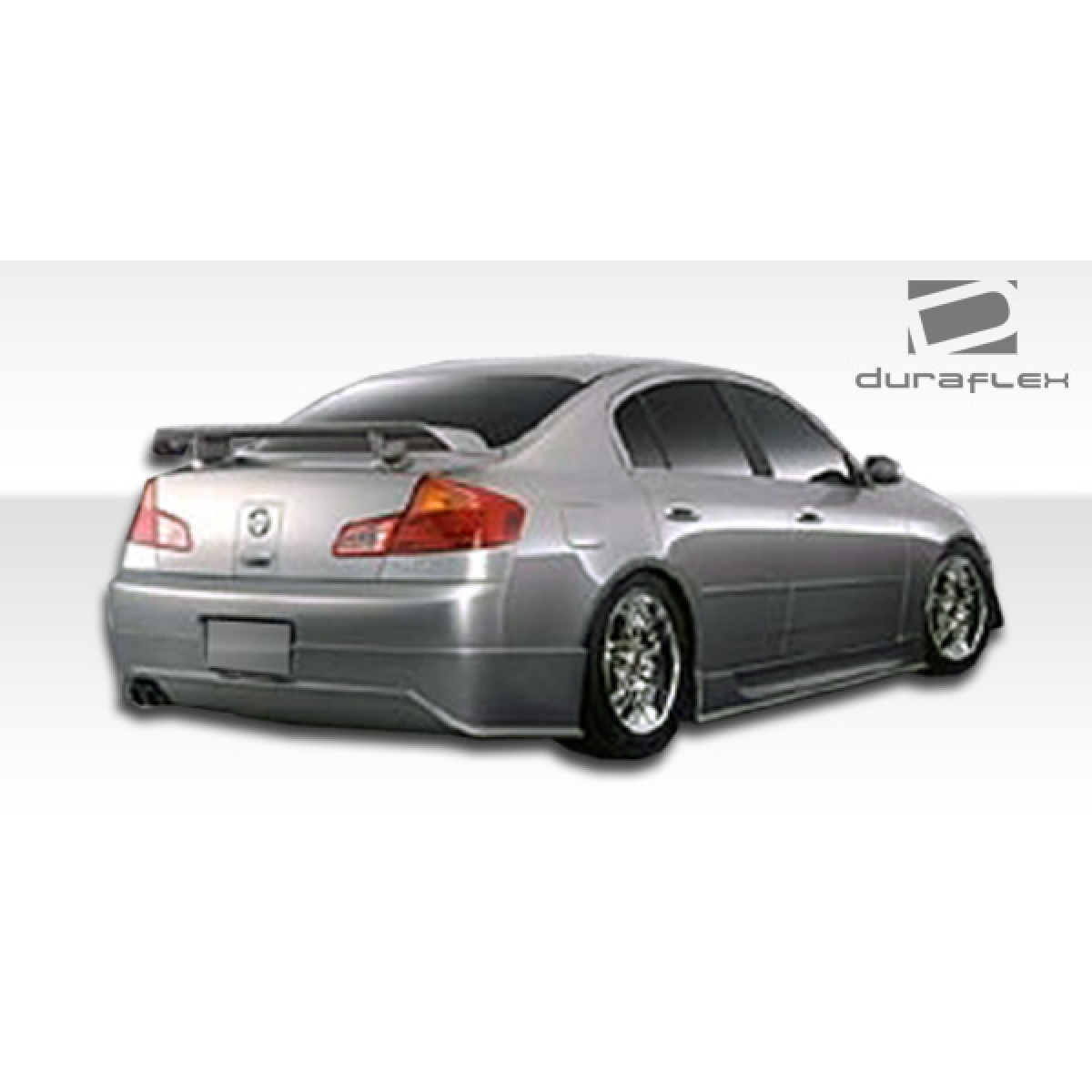 Modify your Infiniti G35 2003 with our Exterior/Complete Body Kits - Rear angle showcasing body kit and design features