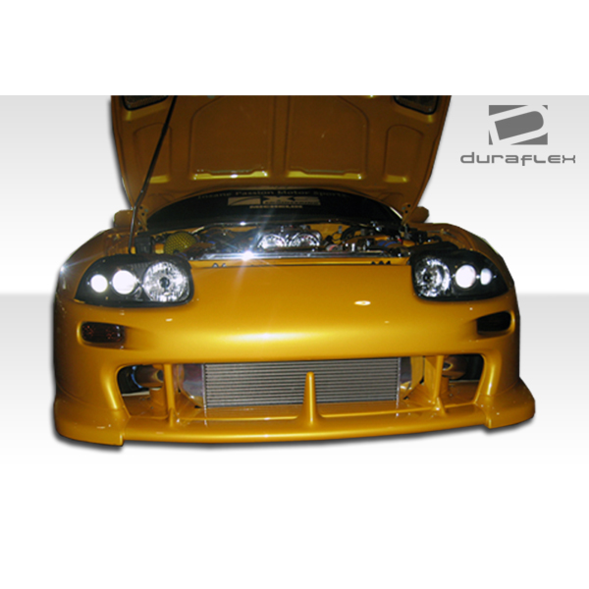 Modify your Toyota Supra 1993 with our Exterior/Complete Body Kits - Front view angle of vehicle showing body kit