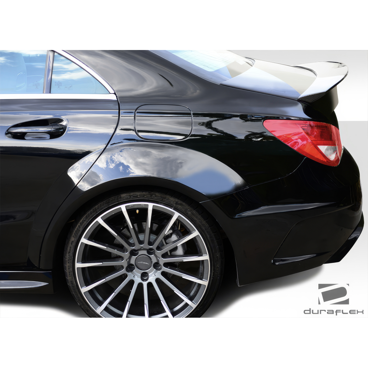 Modify your Mercedes-Benz CLA250 2014 with our Exterior/Fenders - Showing right rear fender at an angle from side