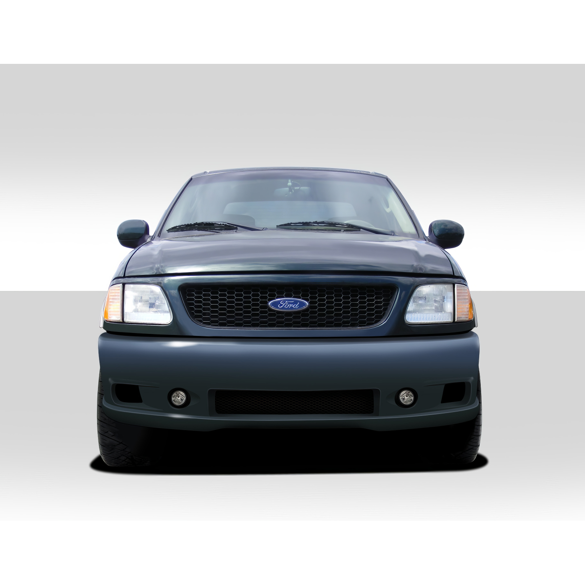 Modify your Ford F-150 1997 with our Exterior/Front Bumpers or Lips - Front view of Ford F-150 or Expedition bumper