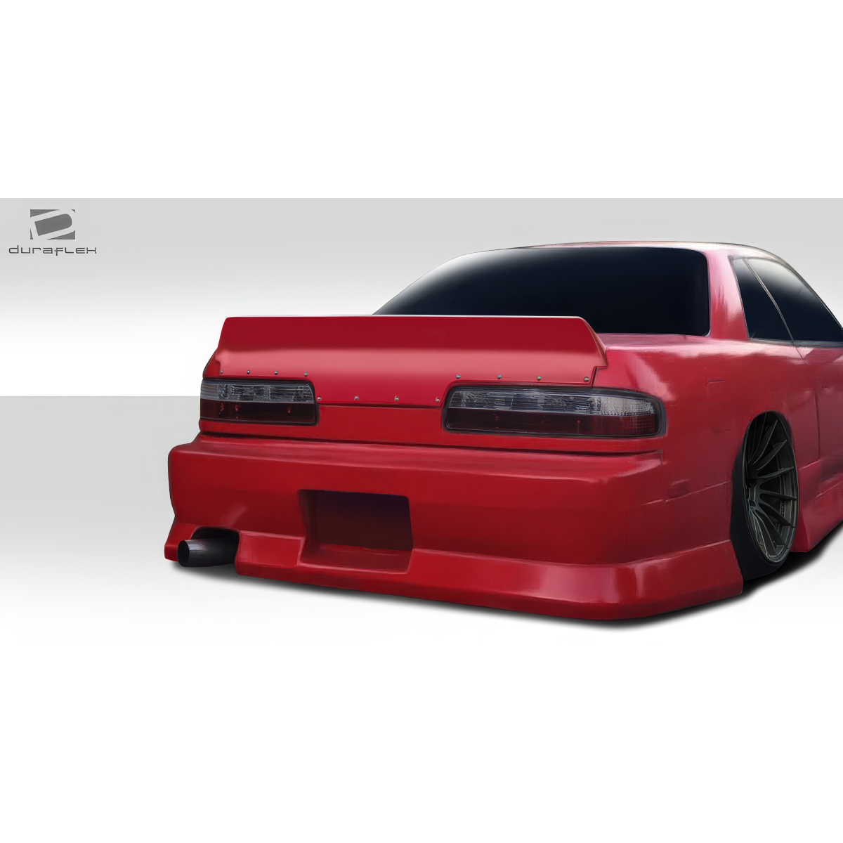 Modify your Nissan 240SX 1989 with our Exterior/Wings - Rear angle showcasing the trunk wing and body design