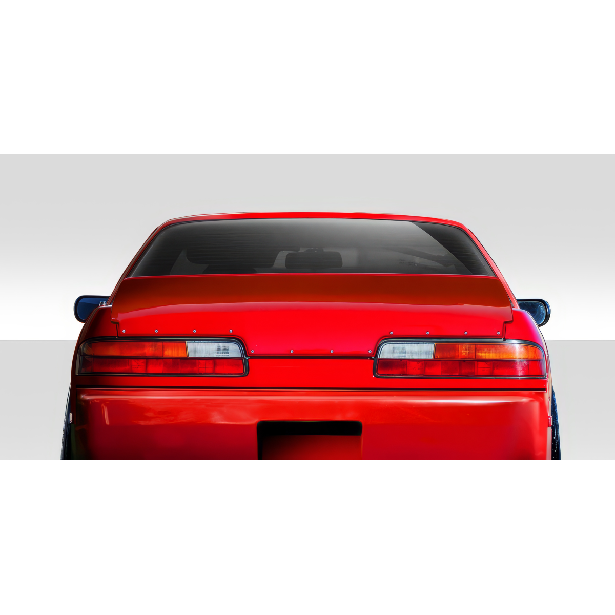 Modify your Nissan 240SX 1989 with our Exterior/Wings - Rear view of the vehicle at eye level