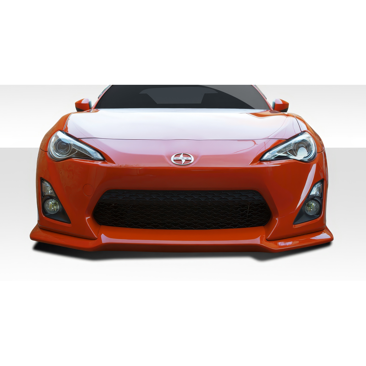 Modify your Scion FR-S 2013 with our Exterior/Front Bumpers or Lips - Front view of the vehicle at eye level angle