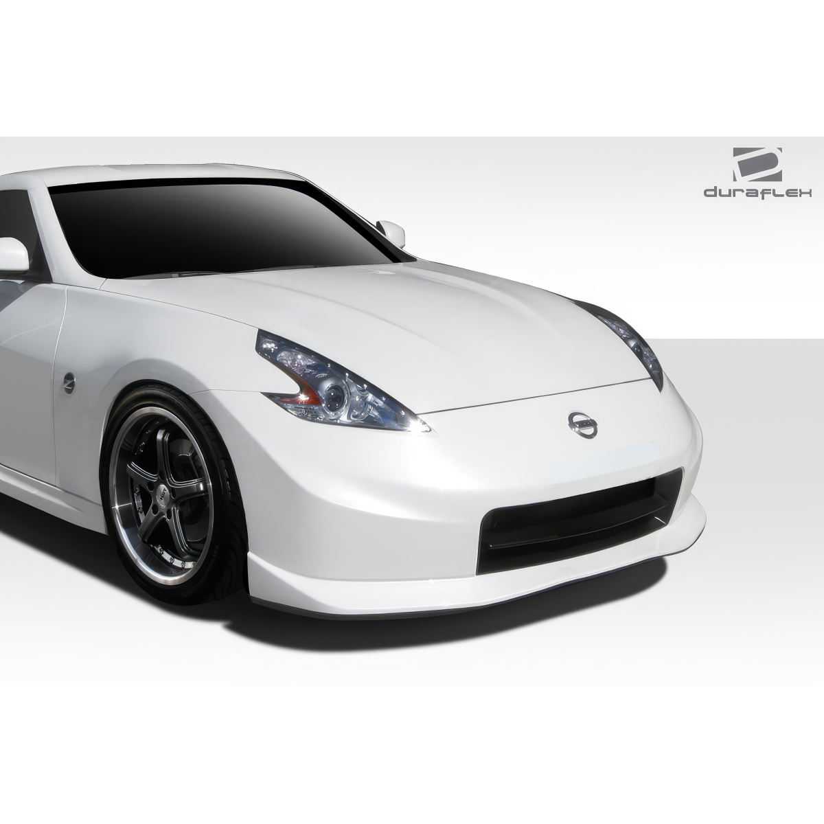 Modify your Nissan 370Z 2009 with our Exterior/Front Bumpers or Lips - Front angle view of the Nissan 370Z car