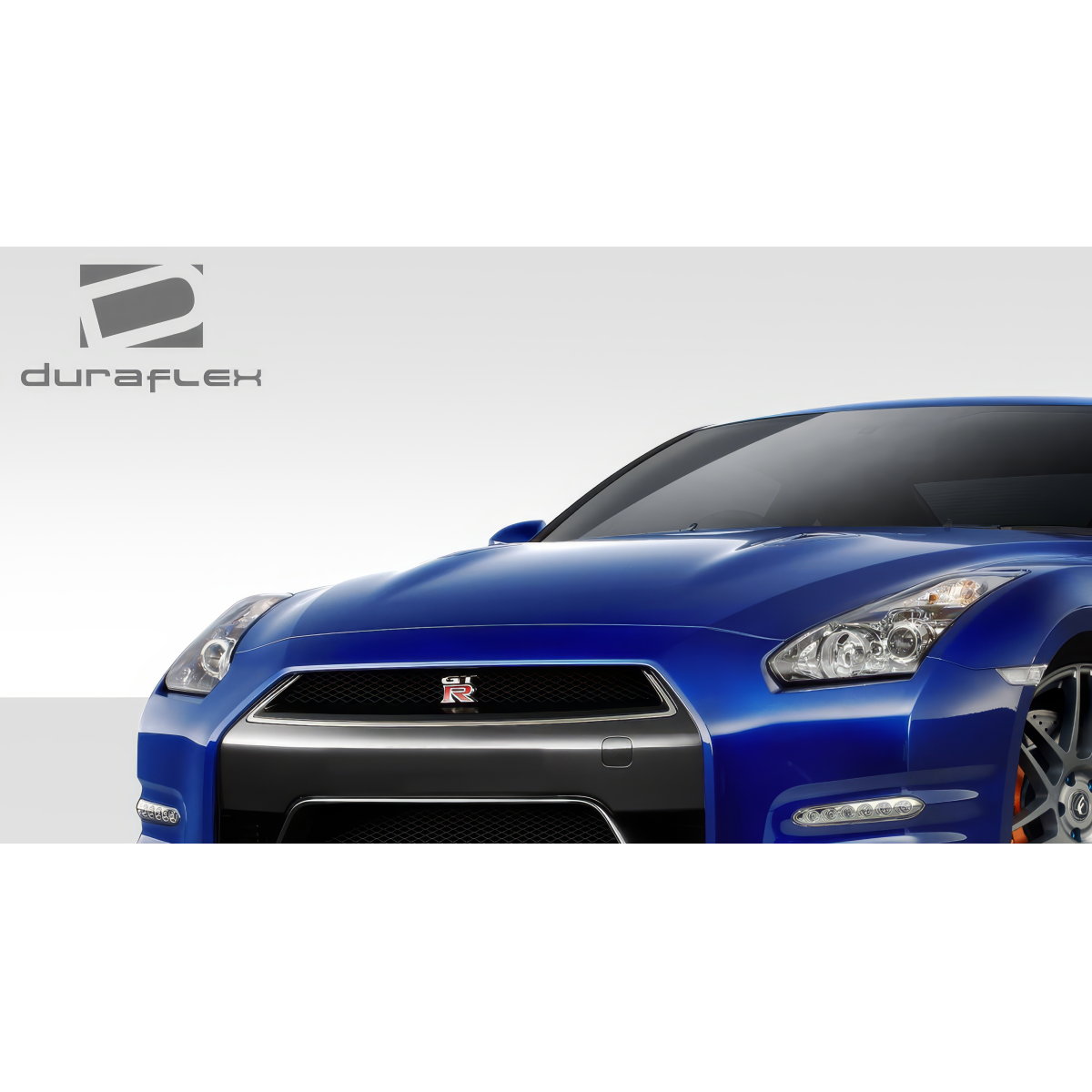 Modify your Nissan GT-R 2009 with our Exterior/Grilles - Front angled view of the vehicle part