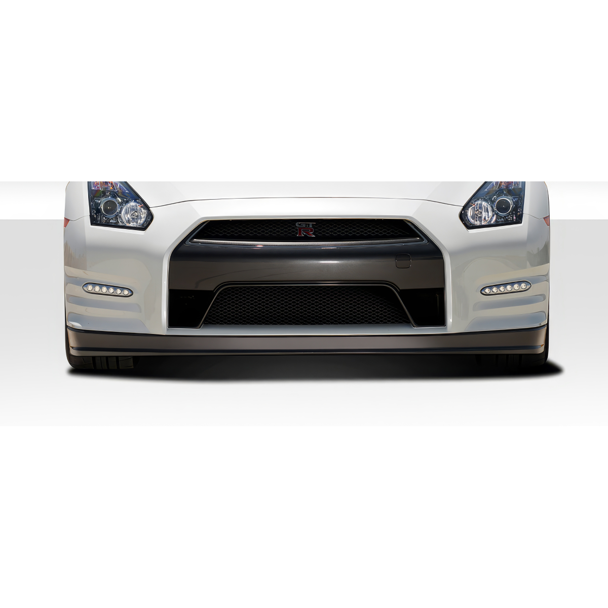 Modify your Nissan GT-R 2009 with our Exterior/Front Bumpers or Lips - Front view of a Nissan GT-R clearly visible