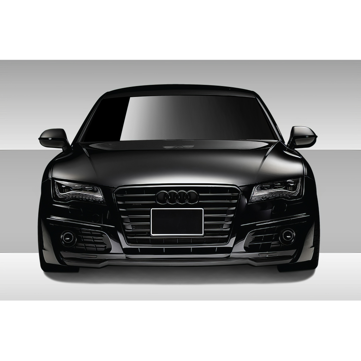 Modify your Audi A7 2012 with our Exterior/Front Bumpers or Lips - Frontal view of vehicle at eye level