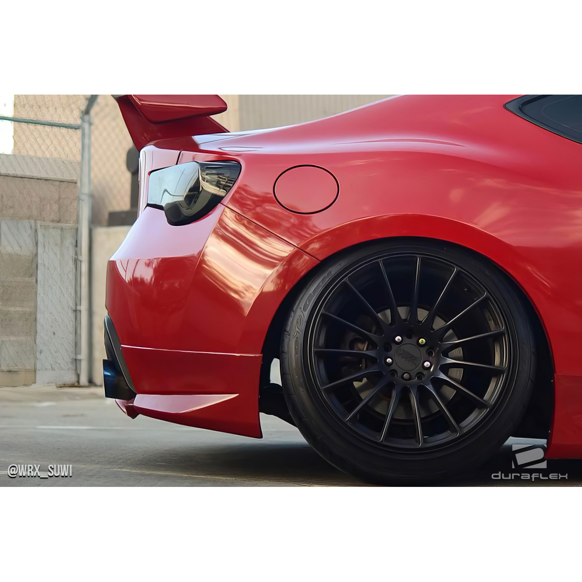 Modify your Scion FR-S 2013 with our Exterior/Complete Body Kits - Rear angle showcasing the car's design features