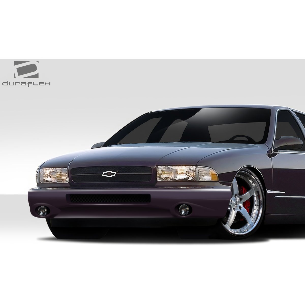 Modify your Chevrolet Caprice 1991 with our Exterior/Front Bumpers or Lips - Front angle view of the Chevrolet Caprice