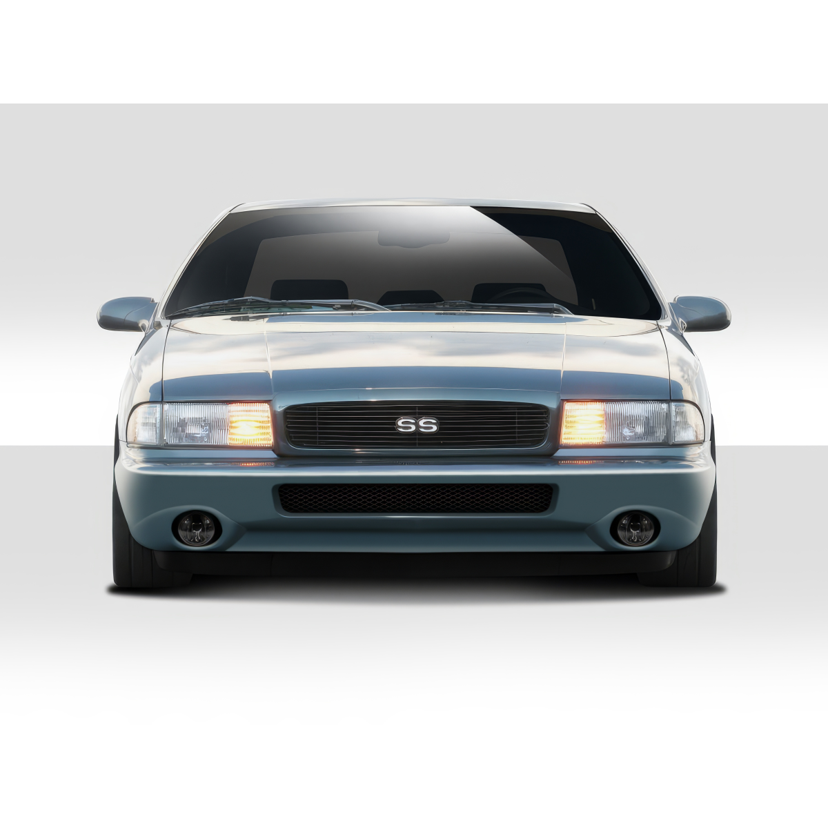 Modify your Chevrolet Caprice 1991 with our Exterior/Front Bumpers or Lips - Front view of vehicle with direct angle